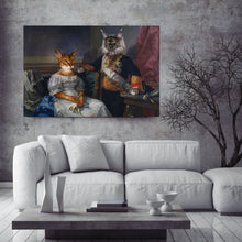 Load image into Gallery viewer, Antonio and his wife, Maria two pets portrait
