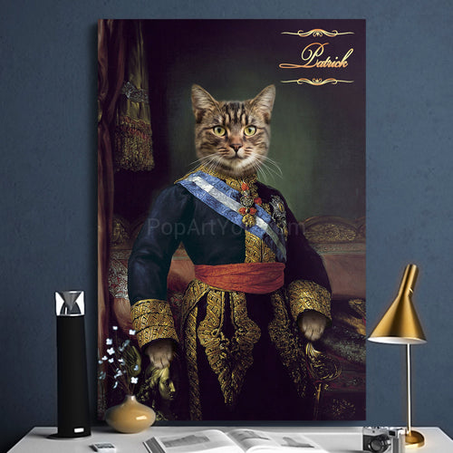 Count of Molina male cat portrait
