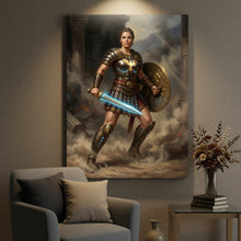 Load image into Gallery viewer, The Gladiator Warrior personalized female portrait
