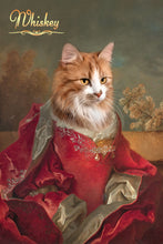 Load image into Gallery viewer, Her Majesty female cat portrait
