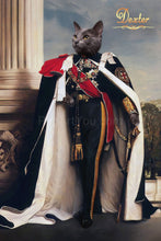 Load image into Gallery viewer, His Majesty the King male cat portrait
