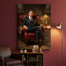 Load image into Gallery viewer, The Mob Boss personalized male portrait
