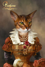 Load image into Gallery viewer, The Dame female cat portrait
