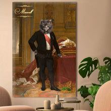 Load image into Gallery viewer, Napoleon III male cat portrait
