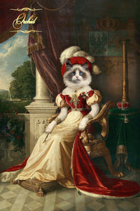 Princess Augusta female cat portrait