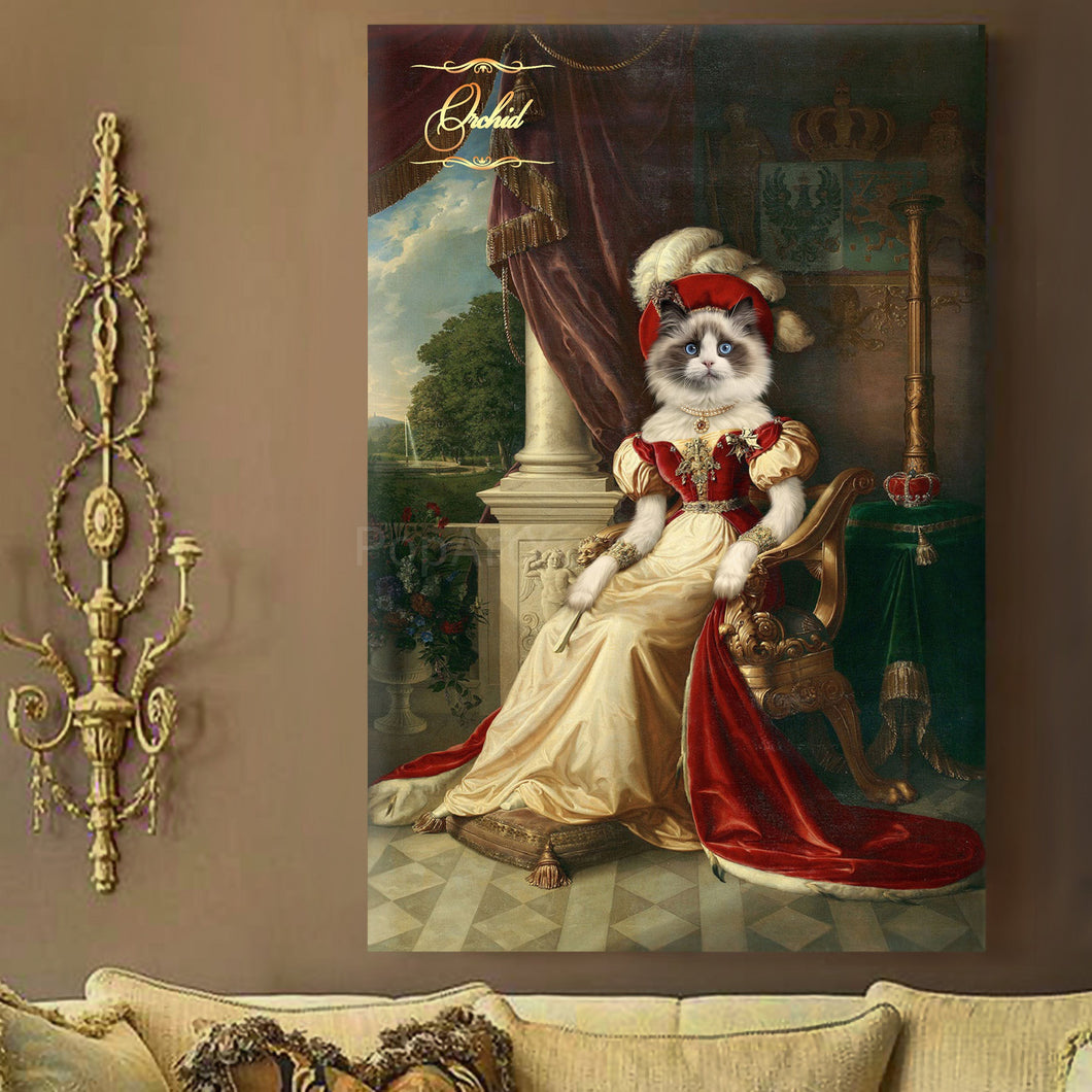 Princess Augusta female cat portrait