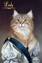 Load image into Gallery viewer, Princess Charlotte female cat portrait
