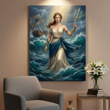 Load image into Gallery viewer, Goddess of the Sea personalized female portrait
