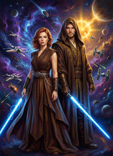 Load image into Gallery viewer, Galactic Guardians Couple portrait
