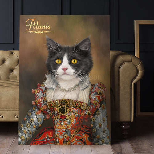 The Baroness female cat portrait