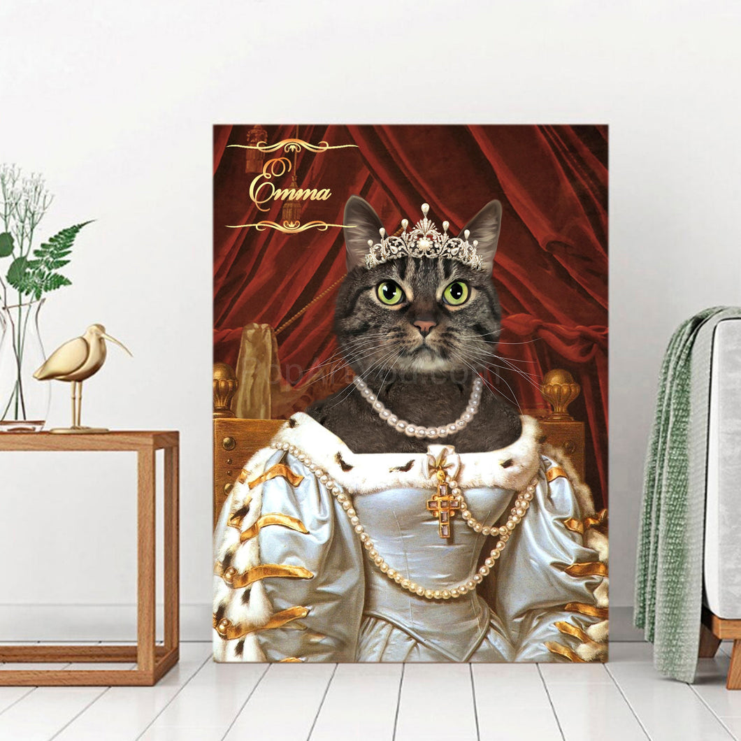 The Classic Lady - custom cat canvas