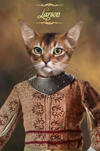The Defender male cat portrait