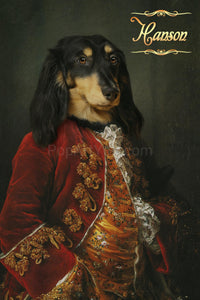 The French naturalist male pet portrait