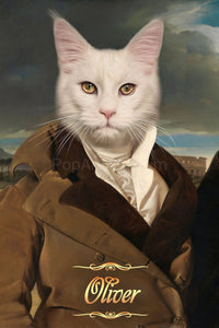 The Gallant Gentleman male cat portrait