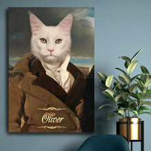 Load image into Gallery viewer, The Gallant Gentleman male cat portrait
