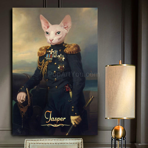 The Grand duke male cat portrait