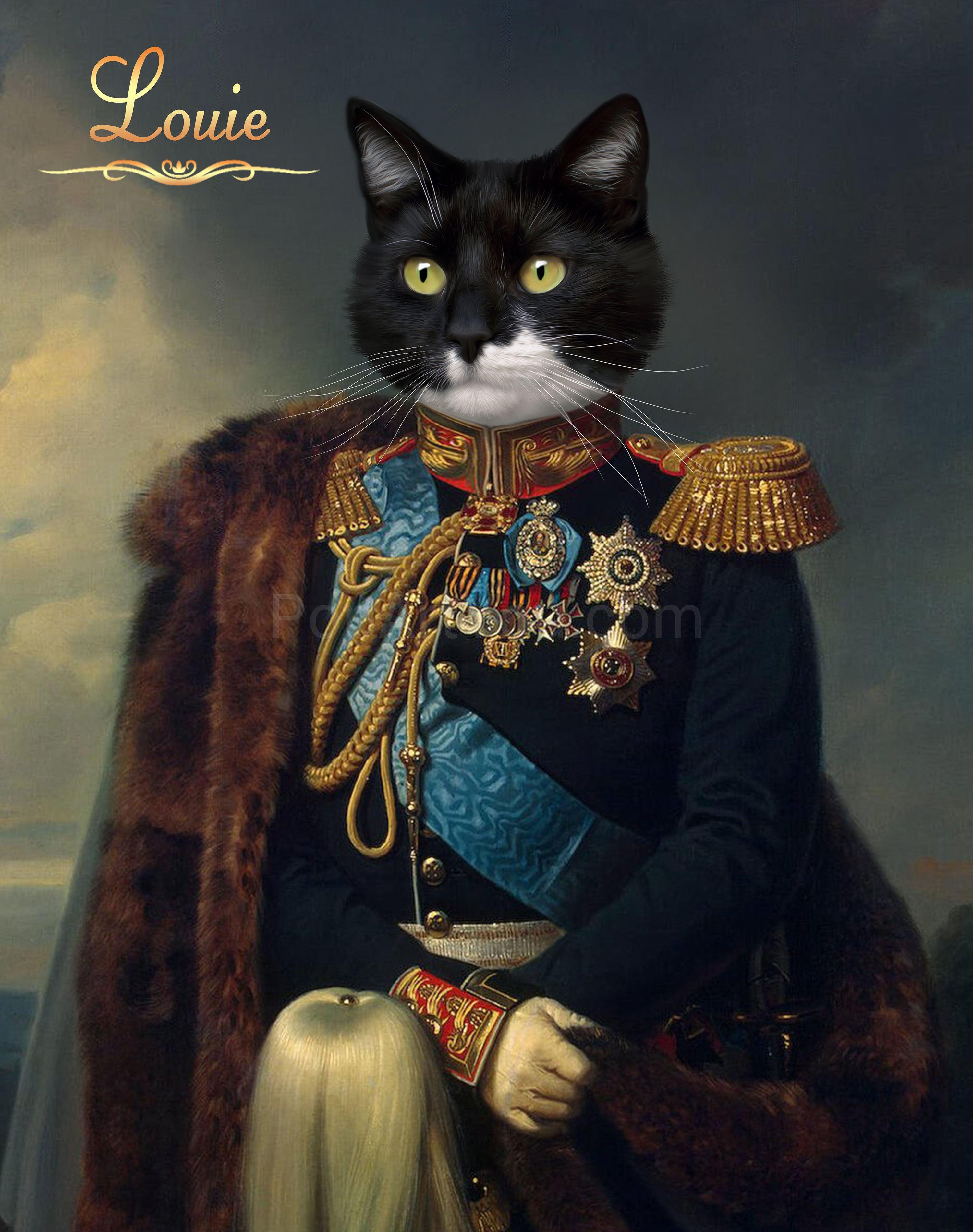 The Imperial Minister - custom cat portrait