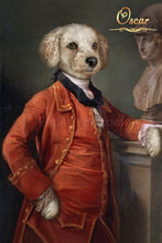 Load image into Gallery viewer, The Italian Painter male pet portrait
