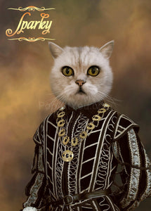 The Milord - custom cat portrait