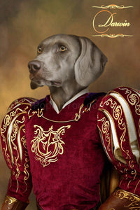 The Prince male pet portrait