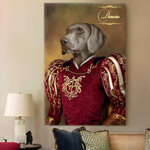 Load image into Gallery viewer, The Prince male pet portrait
