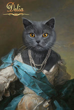 Load image into Gallery viewer, The Princess of the Netherlands female cat portrait
