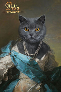 The Princess of the Netherlands female cat portrait