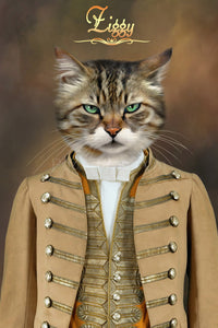 The Statesman male cat portrait