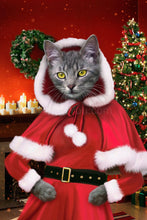Load image into Gallery viewer, The first Mrs. Claus female pet portrait
