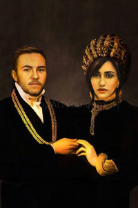 Nadja and Laszlo custom couple portrait