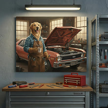 Load image into Gallery viewer, pet portrait man cave
