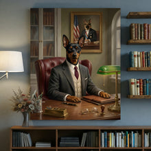 Load image into Gallery viewer, pop art dog portrait home office
