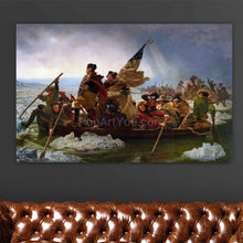 Load image into Gallery viewer, Washington Crossing the Delaware personalized male portrait

