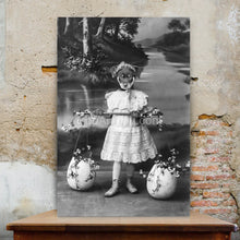 Load image into Gallery viewer, Flower carrier retro pet portrait
