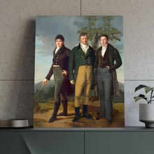 Load image into Gallery viewer, Three Gentlemen group of men portrait
