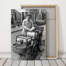 Load image into Gallery viewer, Milk delivery retro pet portrait
