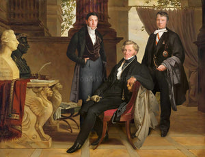 The house of the Lord group of men portrait