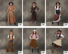 Load image into Gallery viewer, Wild West family portrait #2 - Any family combination
