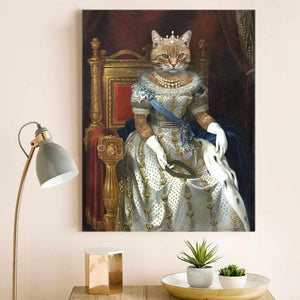 Marie Louise - the wife of Napoleon Bonaparte - custom cat portrait
