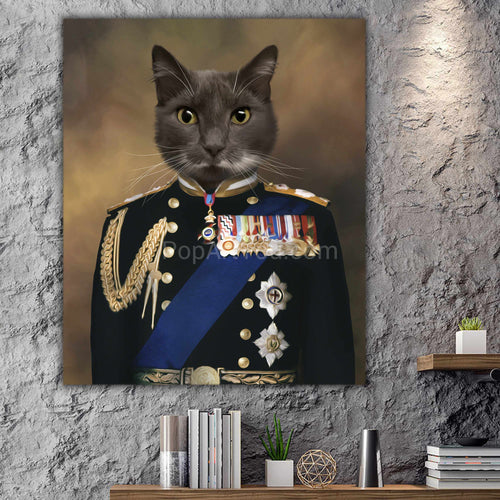 The Veteran - custom cat portrait