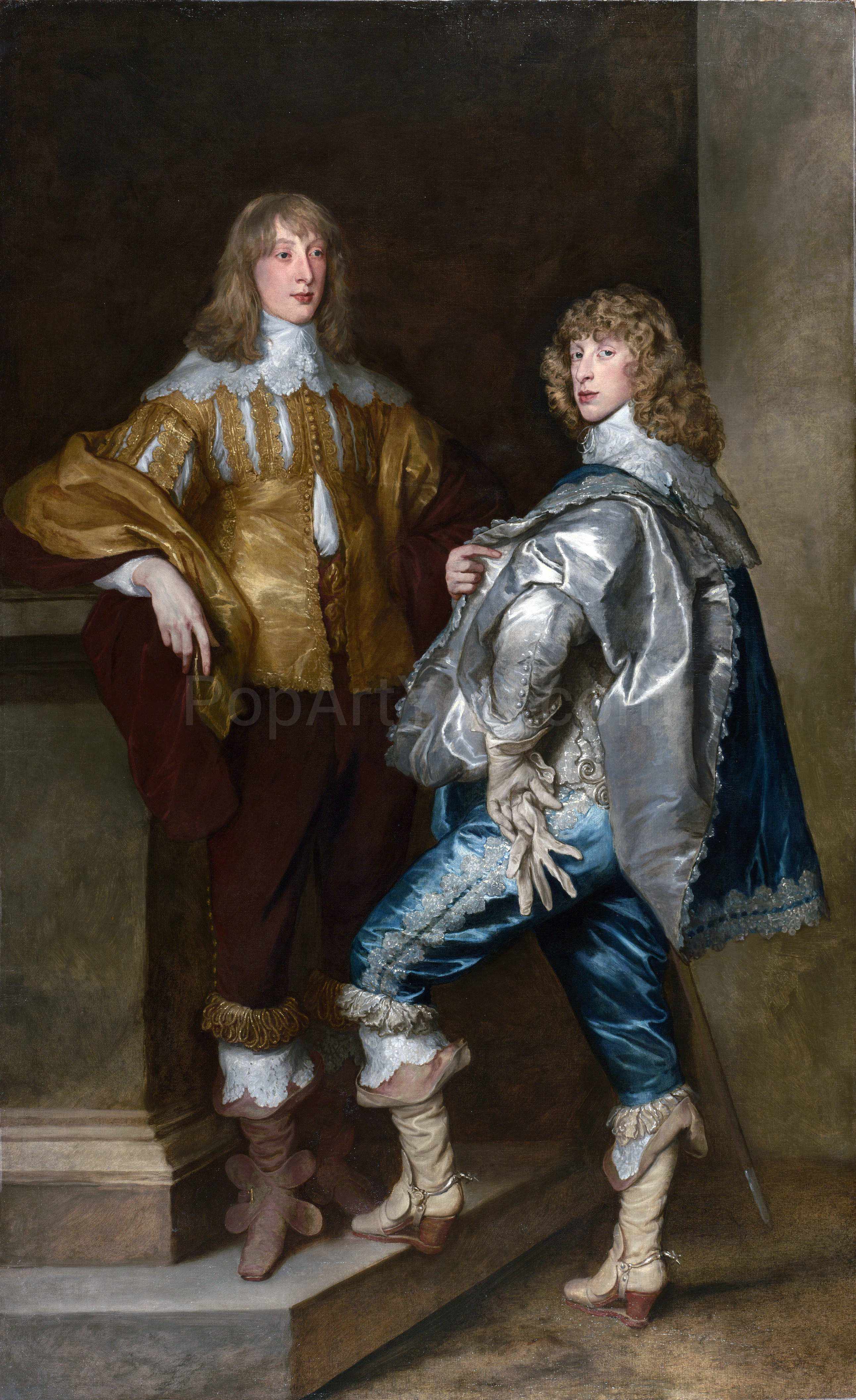 Lord John and His Brother group of men portrait