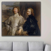 Load image into Gallery viewer, Sir Endymion and van Dyck group of men portrait
