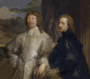 Sir Endymion and van Dyck group of men portrait