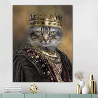 The King - custom cat portrait