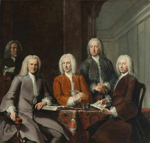 The Four Regents group of men portrait