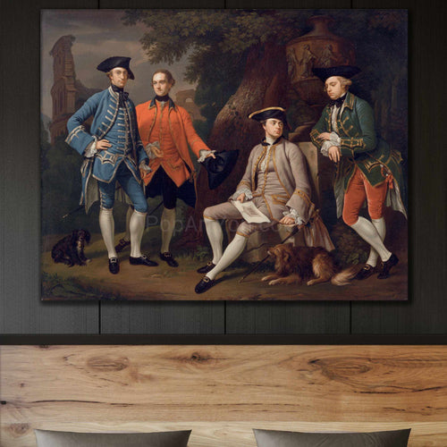 Holland group of men portrait