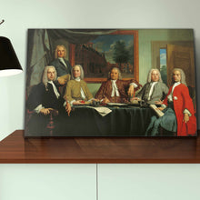 Load image into Gallery viewer, Regents of the Proveniershuis group of men portrait
