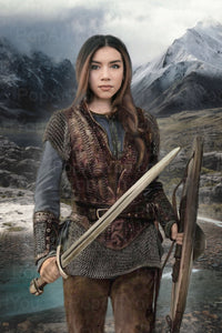 Female viking portrait