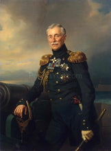 Load image into Gallery viewer, The portrait shows a man in a boat, dressed in a royal costume
