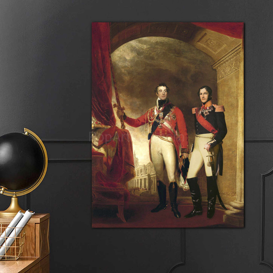 The dukes of Wellington group of men portrait